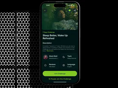 Leafcare app 7-day challenges flow 7 days challenges app ai to challenge app anxiety app better sleep app burnout solve app course mental health app health app interface design journal app leafcare app meditation app mental health app mind body care app mobile design product design sleep app sleep problem app uigeek ux wellnees platfrom app