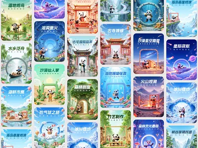 Panda Tour Global Poster Design 2 ai 海报 设计