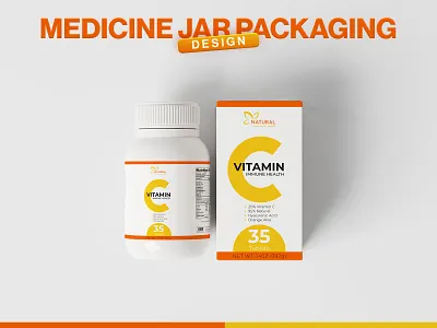Medicine Jar Packaging Design box packaging brand design brand identity design health packaging label label design labeling logo design medicine label deisgn medicine packaging packaging packaging design packing packing design print design product label design product packaging tablet design typography