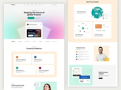 Artha - Fintech Startup & SaaS Design design finance financial service website fintech framer money noocode responsive design saas startup ui web design webflow