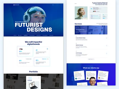 Brandures - Digital Agency Website agency bold design colorful design design design agency digital agency framer noocode responsive design web design web design agency web development webflow