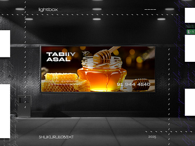 tabiiy Asal | LightBox (banner design) ads banner branding design graphic design lightbox print
