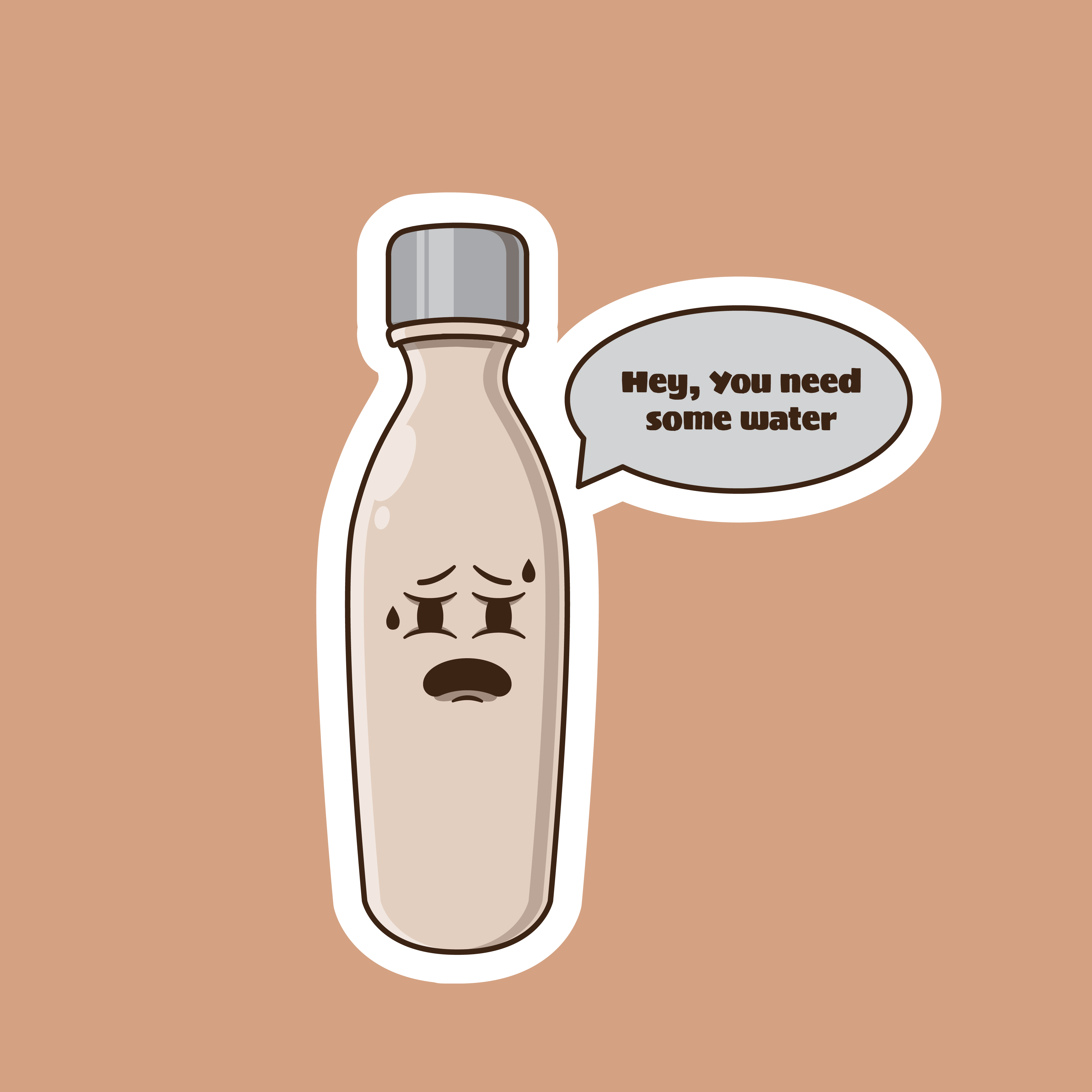 Cute Tumbler Bottle Sticker Collection design graphic design illust illustration tumbler vector