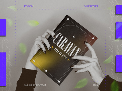 Caravan | Menu Design ads branding design graphic design menu print restaurant