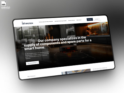 Landing Page Smart Home 3d animation app branding concept design graphic design home app home page homesmart illustration landing page logo motion graphics smart home ui ux vector web design website