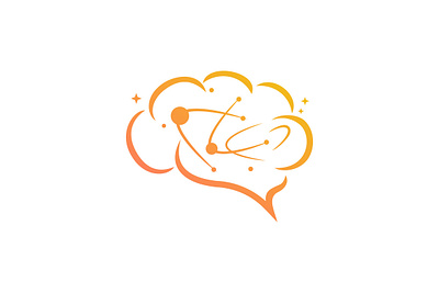 Brain Technology Logo brain branding clever design graphic design icon identity illustration internet logo symbol think vector