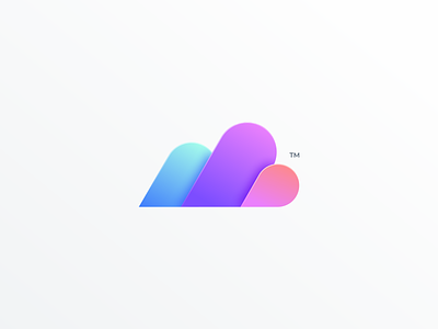 CloudGraph Logo brand branding cloud colorful design graphic identity illustration logo simple
