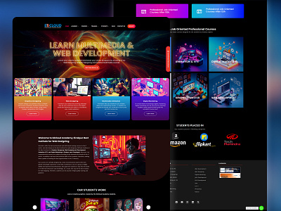 EDCLOUD Academy/ Web Design elementor wordpress