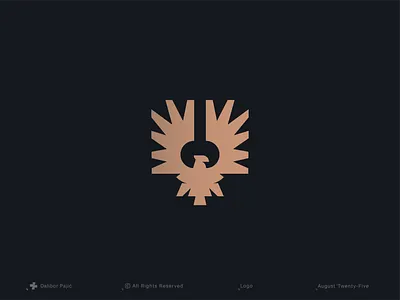 Phoenix bird logo concept | finance & wealth SaaS bold branding business capital elegant entrepreneur fire fly geometry graphic design icon investing logo mark money real estate startup stocks success technology