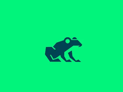 Tech Frog abstract frog alex seciu branding frog frog logo geometric frog logo design logo designer technology logo