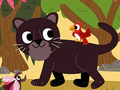 Welcome to the jungle 3d animation app branding design flat graphic design icon illustration illustrator logo minimal motion graphics typography ui ux vector web web design website