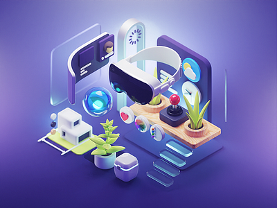 Mixed Reality animation app branding design flat graphic design icon illustration illustrator logo logo design minimal motion graphics typography ui ux vector web web design website