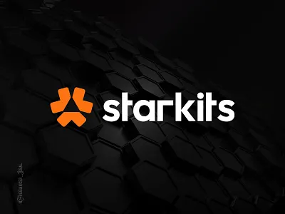 Starkits Logo Design | Branding | Brand Identity Design | Logos agency logo app logo brand identity brand logo branding creative logo crypto logo graphic design icon logo logo design logo designer logos minimal logo modern logo monogram startup logo tech logo web3 logo