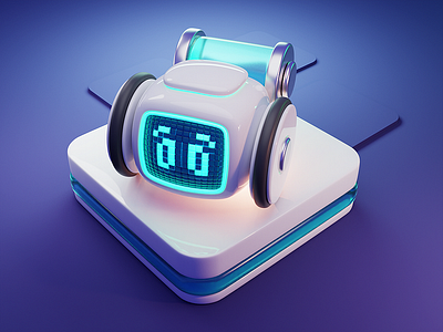 Robot Character Tutorial 3d animation app branding design flat graphic design icon illustration illustrator logo minimal motion graphics typography ui ux vector web web design website