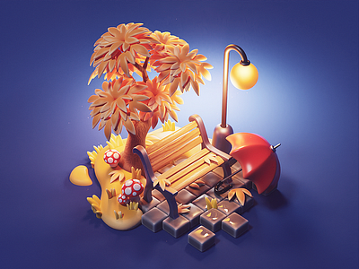 Fall 3d animation app branding design flat graphic design icon illustration illustrator logo minimal motion graphics typography ui ux vector web web design website