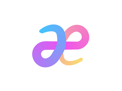 ae a ae ae geometric logo ae gradient logo ae logo ae minimal logo ae modern logo ae monogram logo ar letter logo branding design e letter ae logo