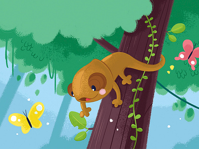 Leon the Chameleon 3d animation app branding design flat graphic design icon illustration illustrator logo minimal motion graphics typography ui ux vector web web design website