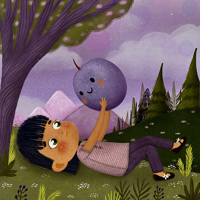" Grapeful Memories" Illustration 3d animation app branding design flat graphic design icon illustration illustrator logo minimal motion graphics typography ui ux vector web web design website