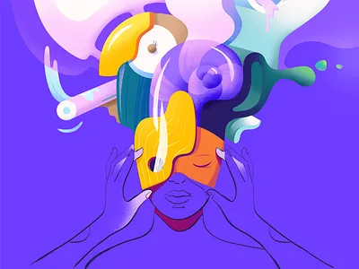 Illustration for Outcrowd website art creative illustration illustrator photoshop project visual