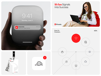 Pivosis | Data Management Visual Identity analysis brand brand identity branding data design icon management visual identity