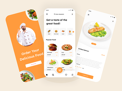 food app android app application food delivery food design ios kitchen marketplace mobile app restaurant ui ux