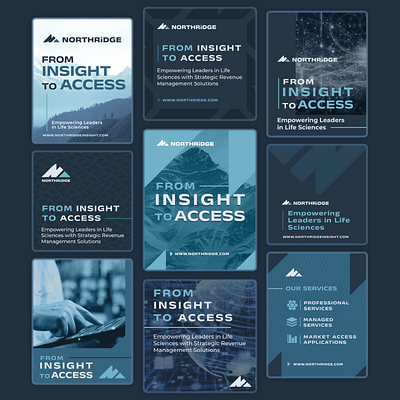 Northridge Branding Project - Social Media Designs social media