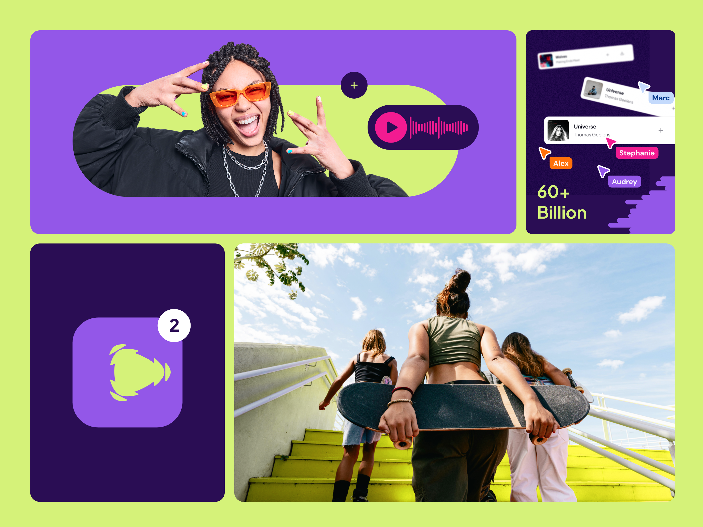 Thematic: Brand Identity & UI/UX for a Music Platform 3d 3dshapes animation app branding design graphic design logo mobile motion graphics music platform ui uiux visualidentity website