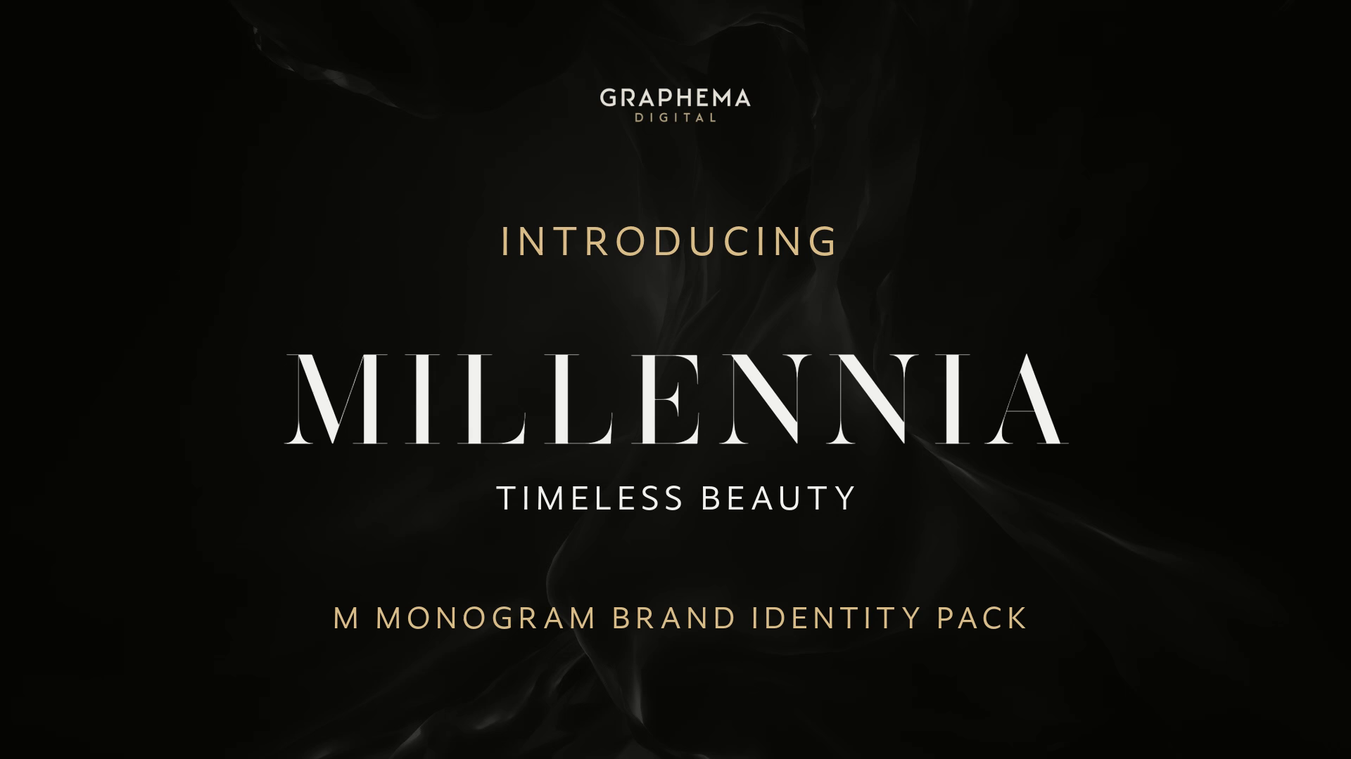 Example of Millennia   M Monogram Brand Identity 
