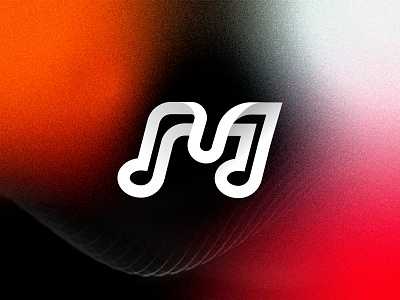 Musica- Logo Design brand identity branding colourful icon logo logo design m letter logo minimalist music symbol tune