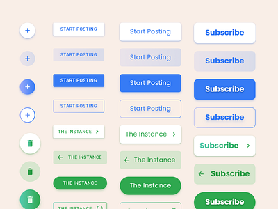 Button UI Design tutorial: States, Styles, Usability and UX action app design figma templates ui ui kit