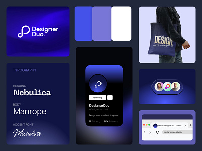 Designer Duo Visual Identity Design by DesignerDuo on Dribbble