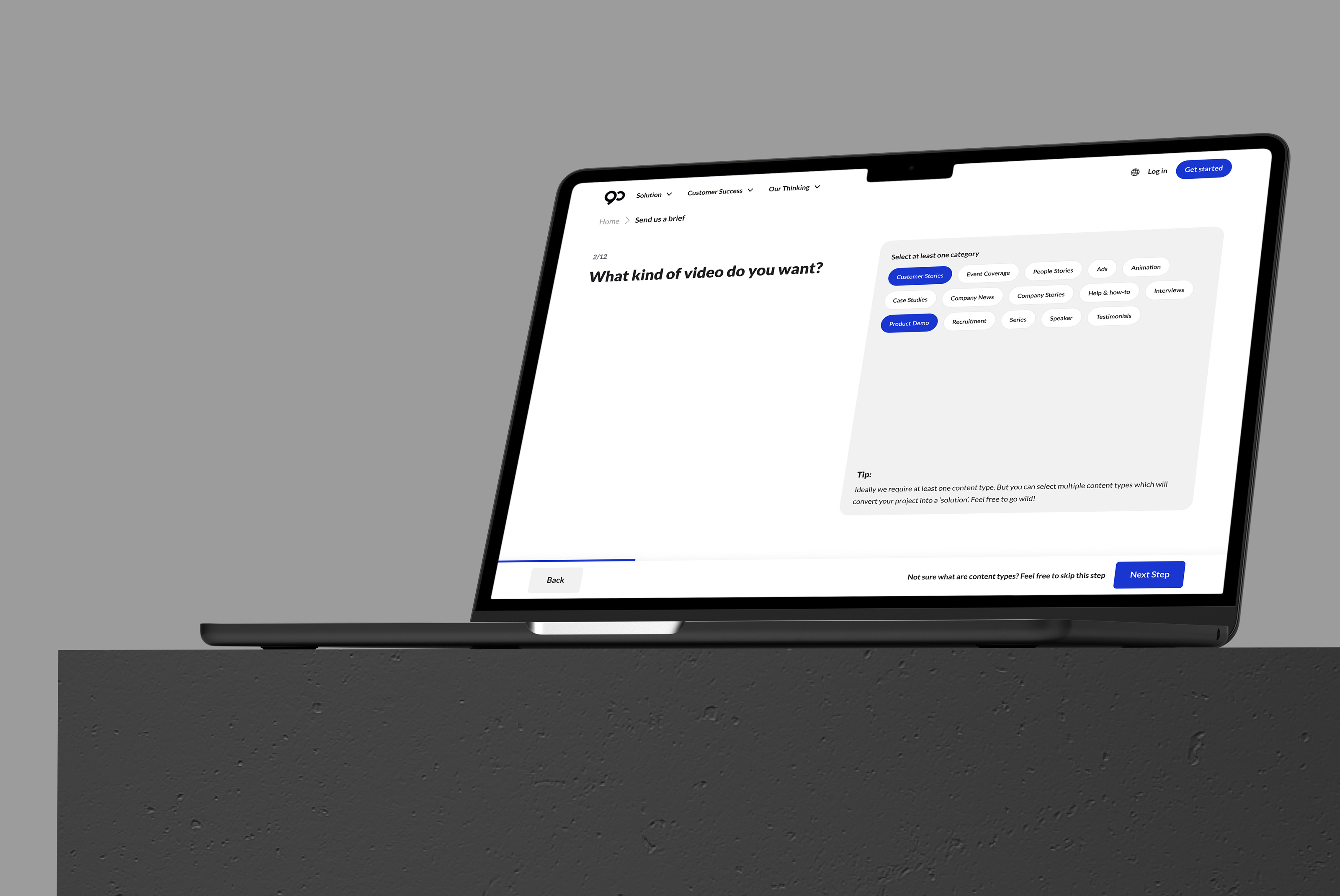 Minimal Order Flow clean experience minimal new order platform saas ui ux visual design web
