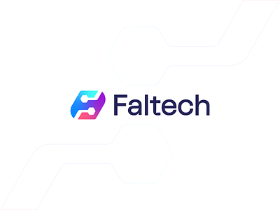 Faltech - Logo Design brand identity branding designxpart f letter logo f logo logo logo design tech logo tech logo design technology logo