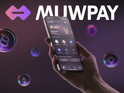 MUWPAY — Making Cross-Chain Crypto Transfers Effortless branding design interface ui ux web design web3