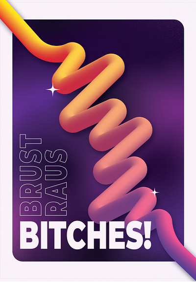 Poster design contrast german poster design typography