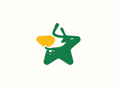 Star & Deer brand branding deer design graphic design illustration logo logodesign logodesigns star ui vector