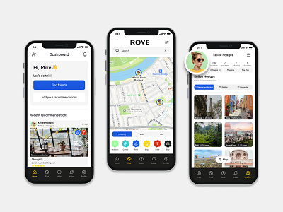 UI redesign for Travel Recommendations App design mobile product design ui