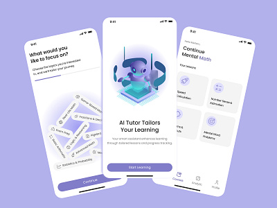 Buddy_AI Math Learning - UI Design ui