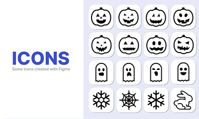 Fun icons made using Figma app design figma icons illustration learning ui