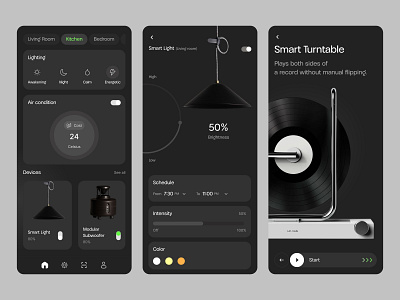 Smart Home UI Design ui