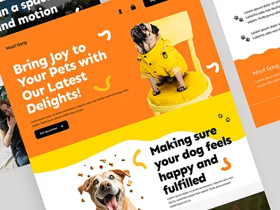 Pets email template