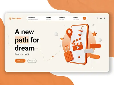 Travel Website Design app branding design illustration logo ui ux uxdesign uxui web