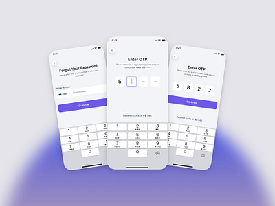 OTP Verification Screen UI booking clean design design thinking hotel booking mobile app otp screen product design security ui ux