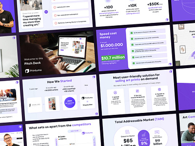 Printumo Pitch Deck animation b2b b2c branding canva design figma google slides graphic design illustration illustrator minimal motion graphics photoshop pitch deck powerpoint presentation printing saas visualdesign