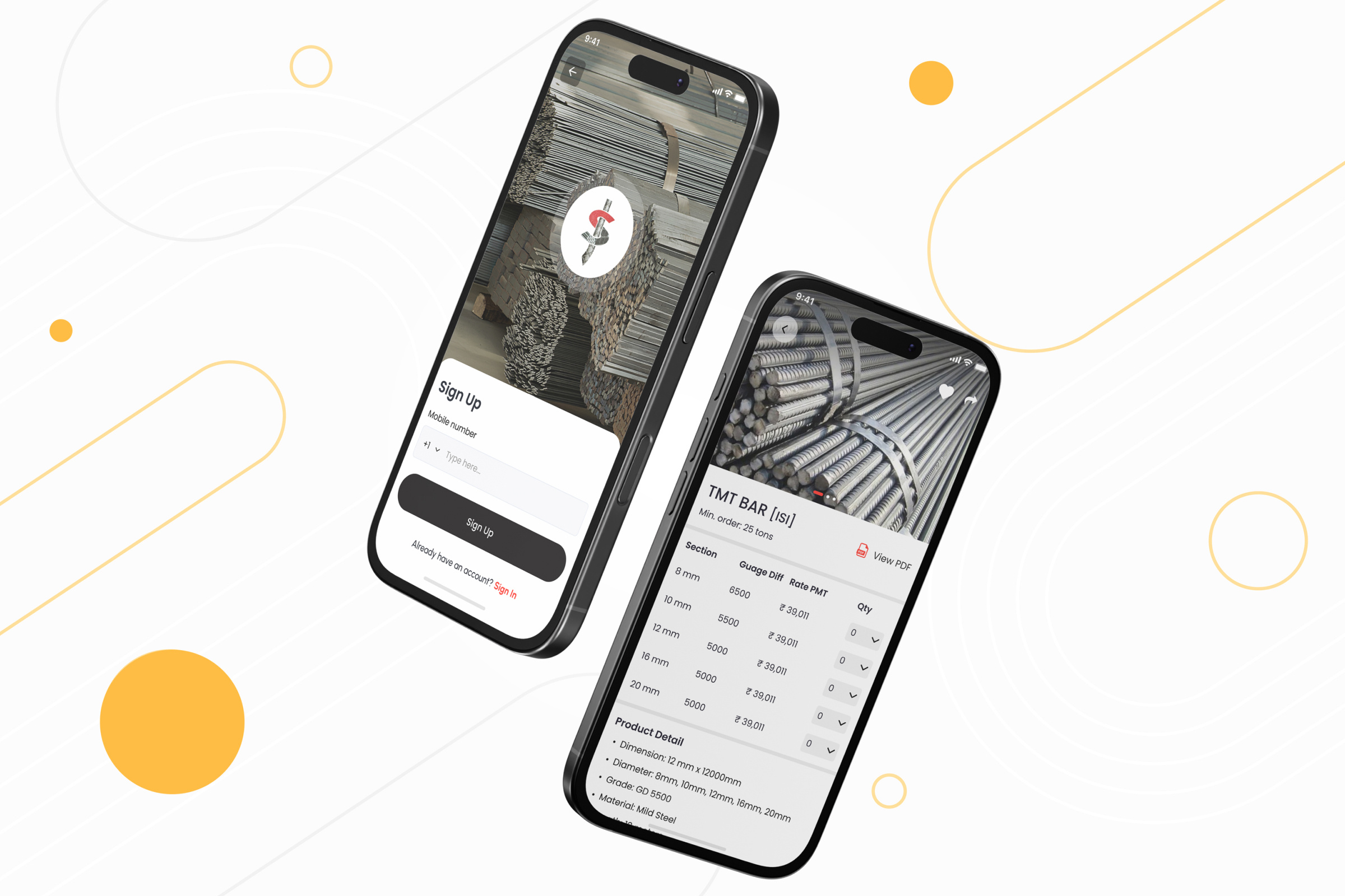 Example of Mobile App UI/UX Design   Per Screen $15