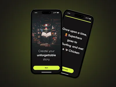AI text writer application app artificial intelligence design graphic design ui ux