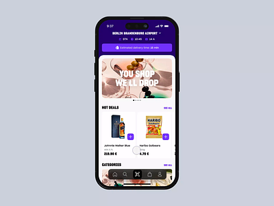 Duffle - Exploring Products after effects animation app cart categories clean design details e commerce ecommerce homepage ios iphone mobile app mobile commerce online store shop store ui ux