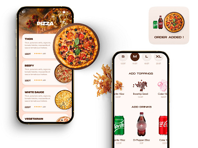Gourmand Food — App Concept app branding design drinks food interaction mobile restaurant ui ux