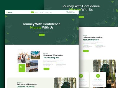 🌍 Travel & Migration Landing Page – Modern Adventure & Tourism adventurewebsite exploredestination hero section immigrationservicesui migrationwebsitedesign modernlandingpage moderntravelui responsivetravelwebsite touragencylandingpage tourismu travellandingpage travelux travelwebdesign visaassistancedesign wanderlustdesign