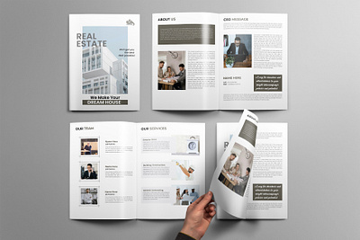 Real Estate Company Profile/Magazine / Brochure Design catalogue product catalog